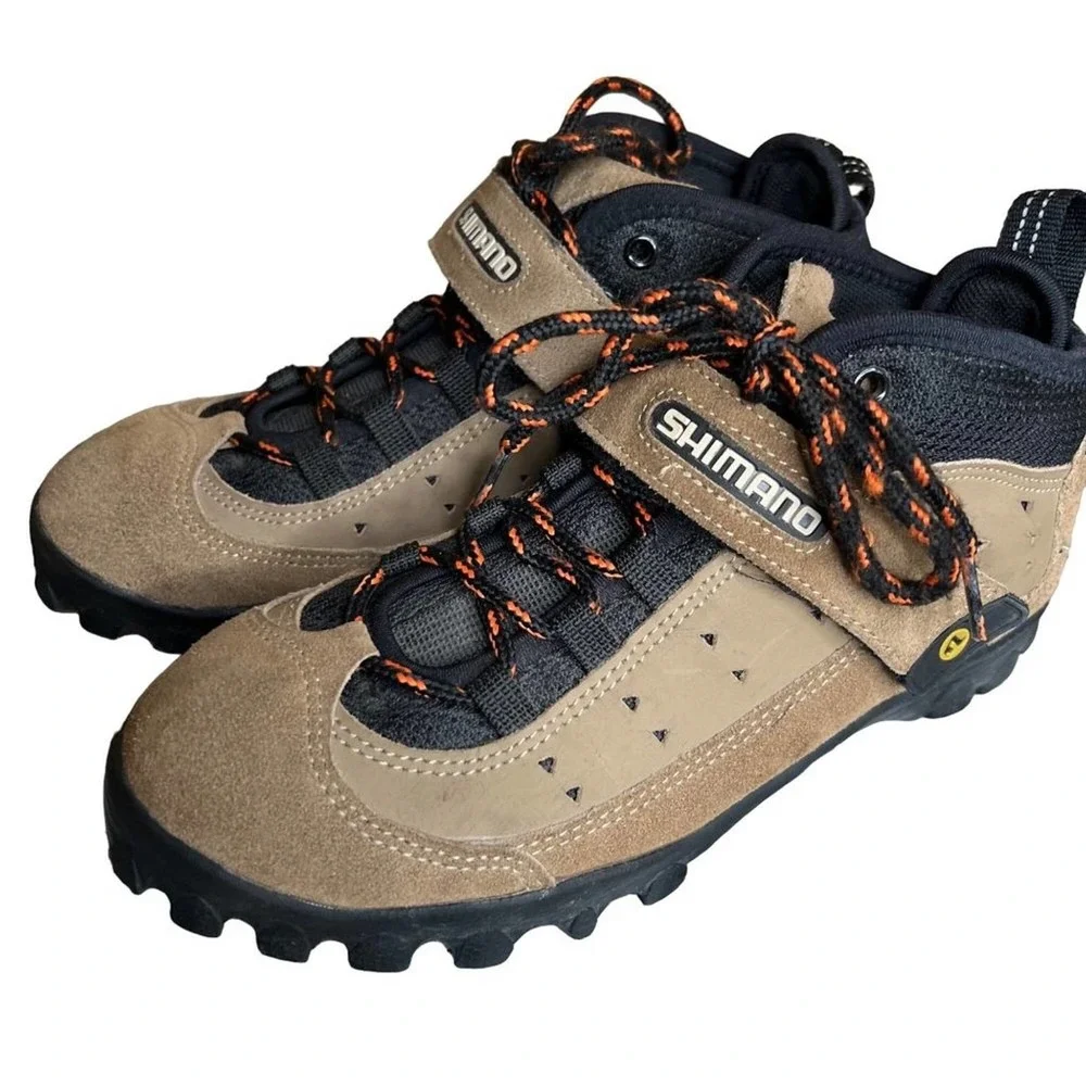 Shimano SPD SH-M057 Clip‎ on Suede Boot Mountain Biking Cycling Shoes Womens 7.5